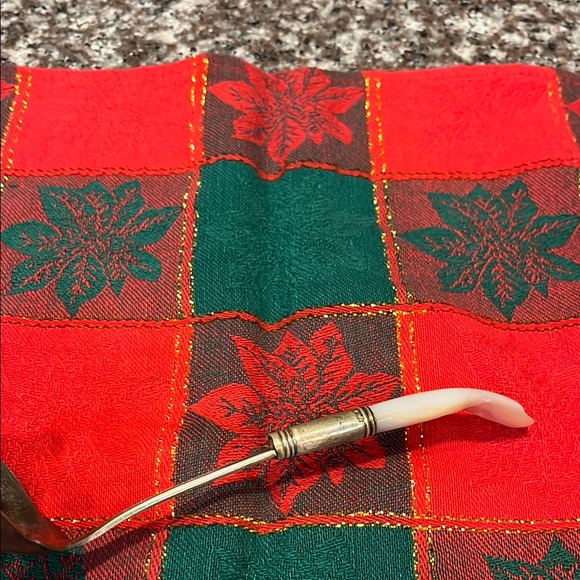 Sterling Silver and pearl Serving spoon - Picture 8 of 10